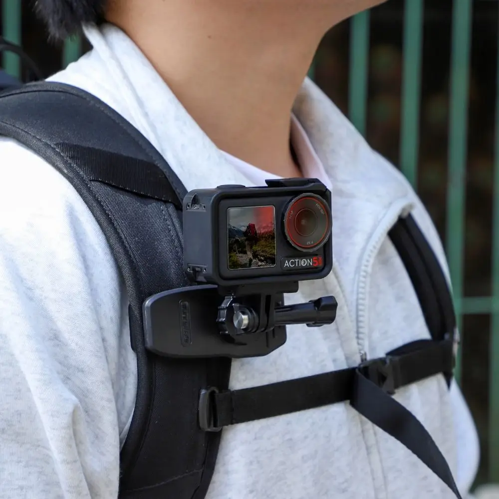 Magnetic Backpack Clip Clamp 360° Rotation Durable Car Sun Visor Clip Mount Stable for DJI Osmo Action/Insta360/GoPro