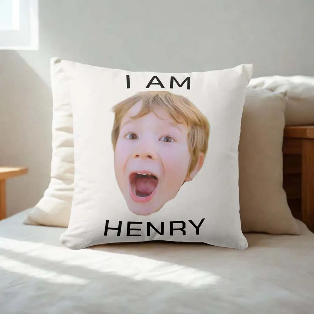 

Custom Kid Girl Boy Portrait Photo Pillow,Funny Baby Head Pillow,Personalized Pillow,Memorial Gift,Pet Lover Gift