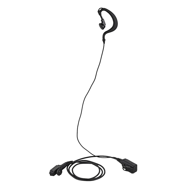 

2X G Shape Earpiece Headset With Big Ptt For Hytera Radio Pd580 Pd700 Pd780 Pt580h-A74Z
