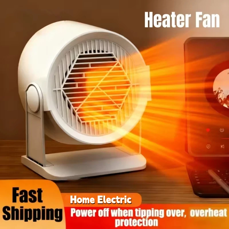Mini Electric Heater Quick Heating Overheating Protection Home Electric Heater Desktop Small Warm Air Heater Indoor Office