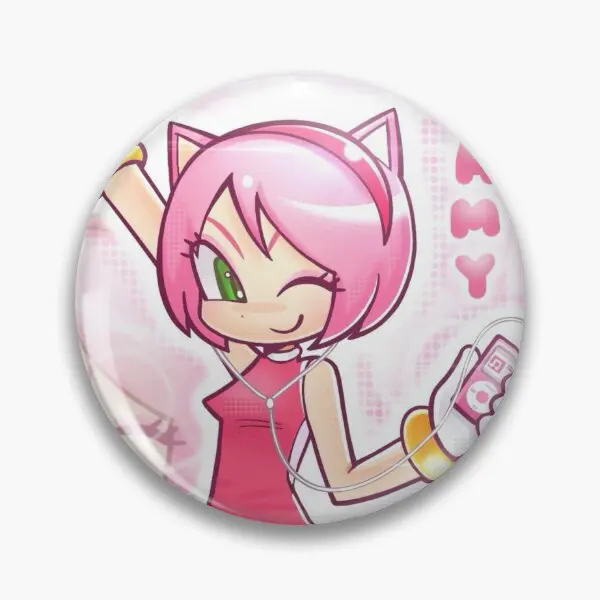 ايمي روز المشارك لينة زر دبوس الملابس الكرتون لطيف طوق عاشق بروش شارة مضحك مجوهرات معدنية التلبيب دبوس المرأة قبعة أنيقة على الموضة #1