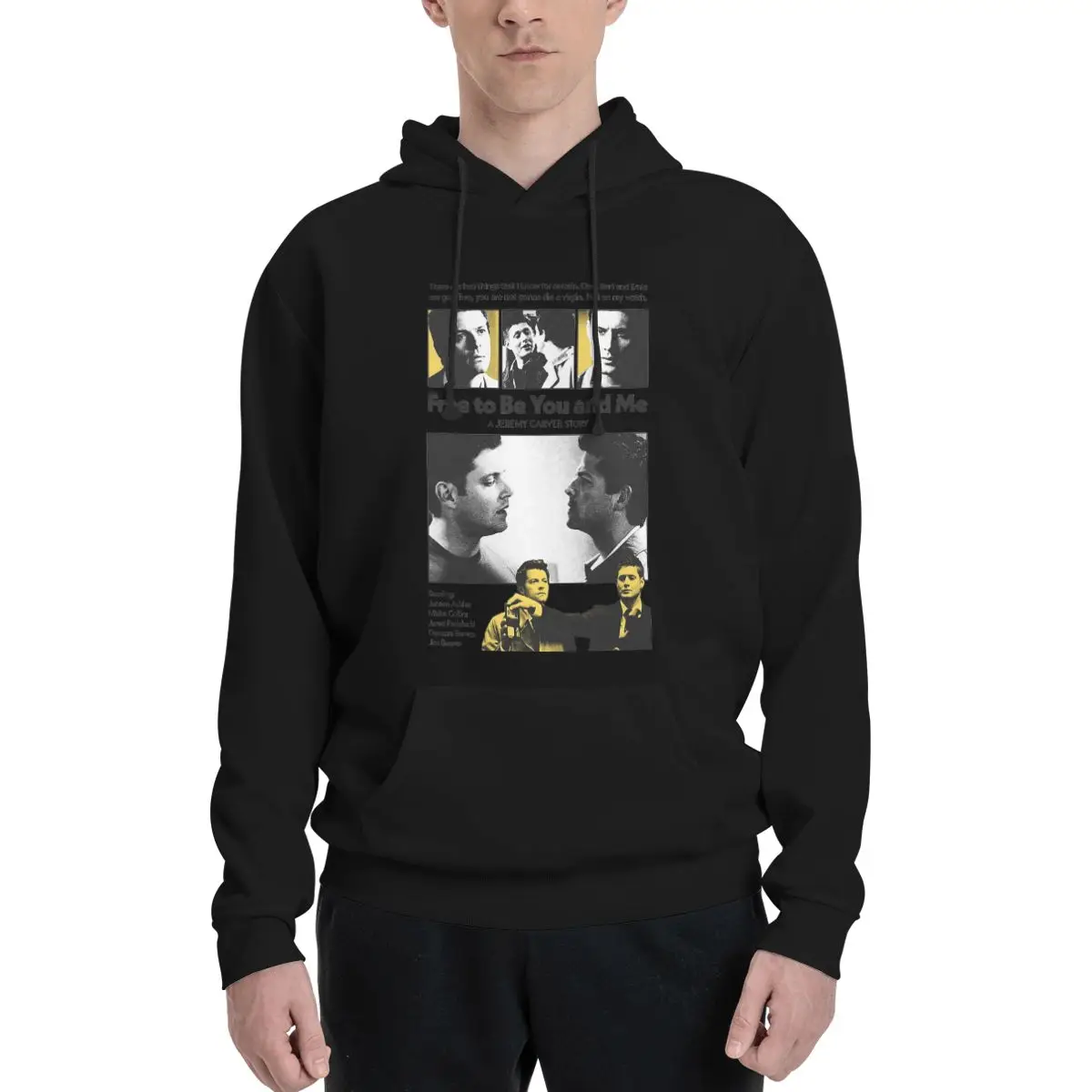 

Free To Be You And Me Polyester Hoodie Men's Sweatershirt Warm Dif Colors Sizes