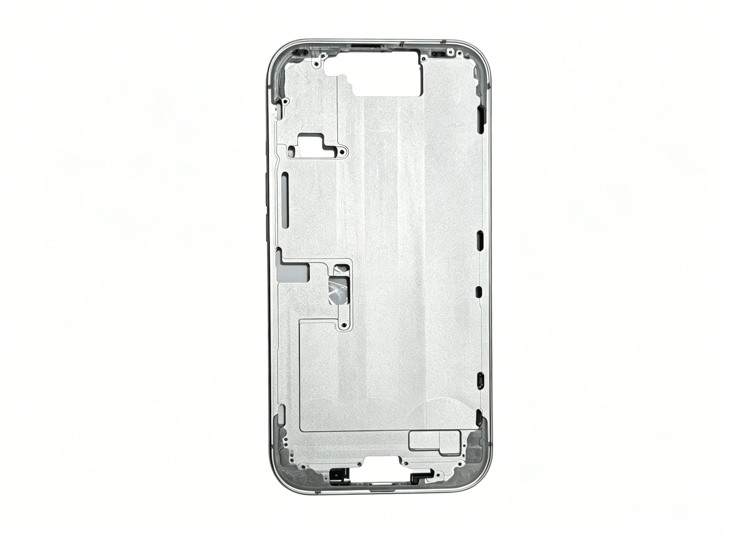 Middle Frame Housing Assembly For iPhone 16 Pro Pre-Installed With Buttons & Charging Mesh Replacement，not include back glass