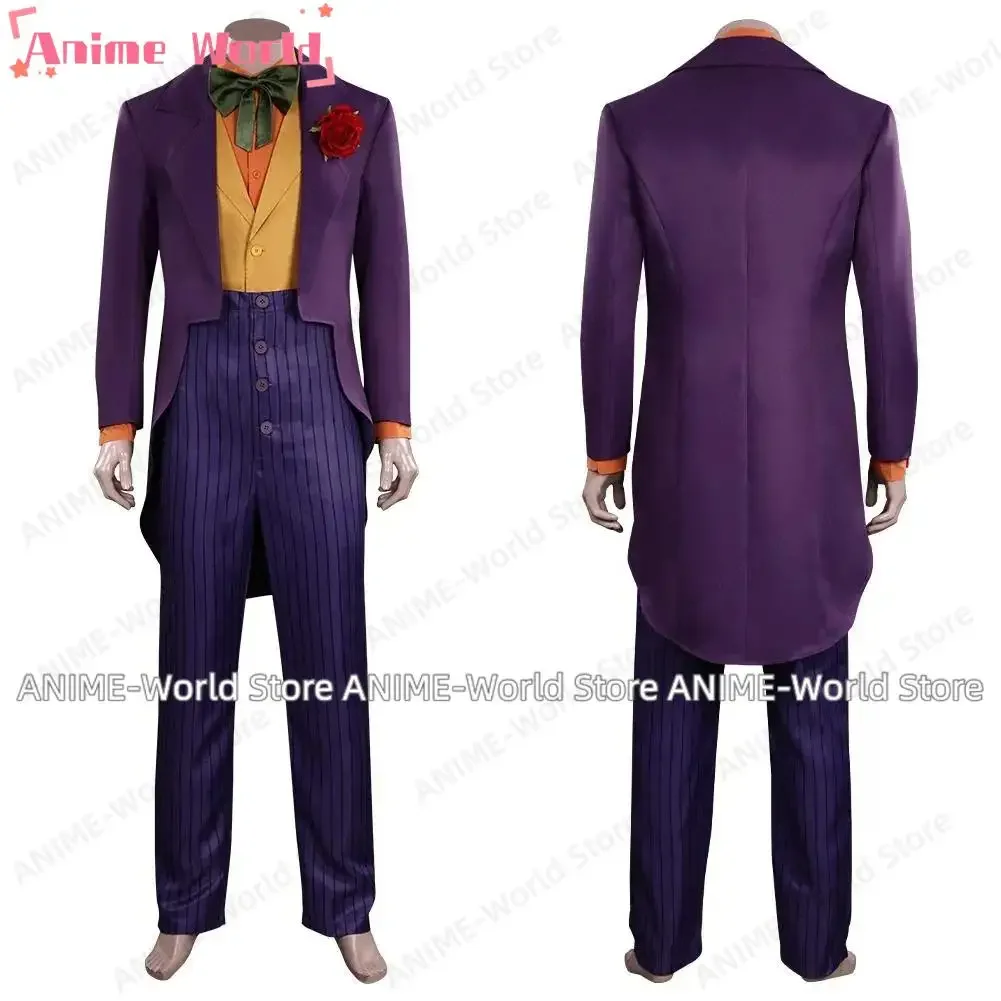 

《Custom Size》The Joker Uniform Christmas Outfits Halloween Carnival Costume Cosplay Halloween Costumes