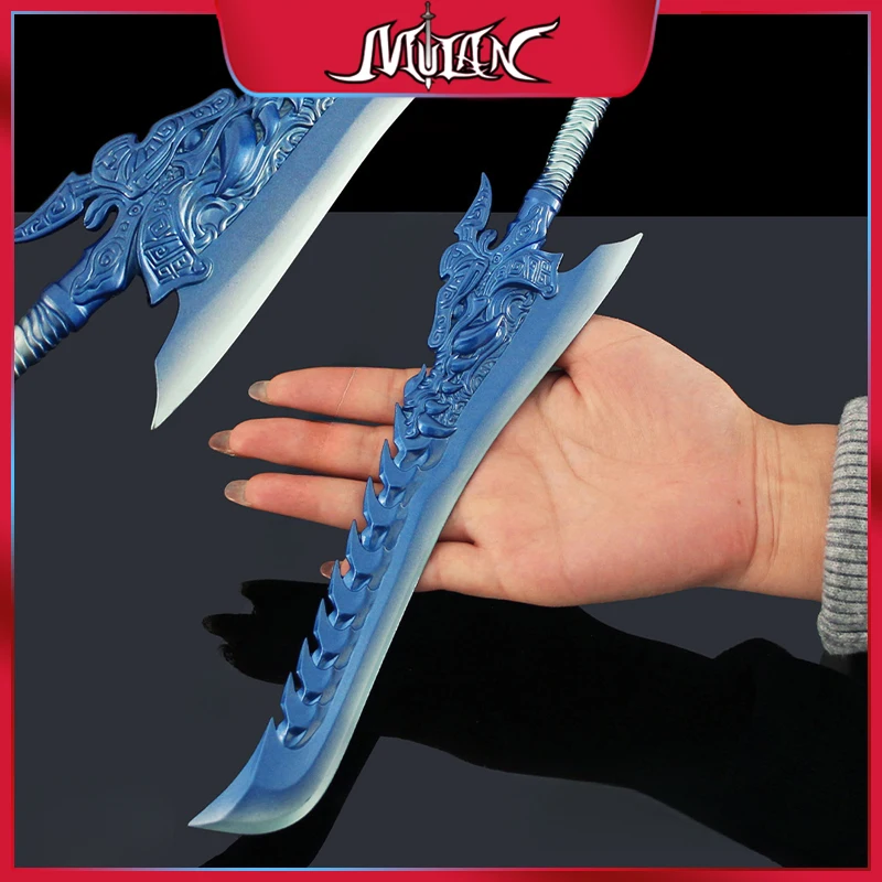 

Ne Zha 2 Chinese Anime Peripherals Ao Guang Weapon Dragon Teeth Blade Full Metal Craft Model Collectible Desk Ornaments Boy Toy