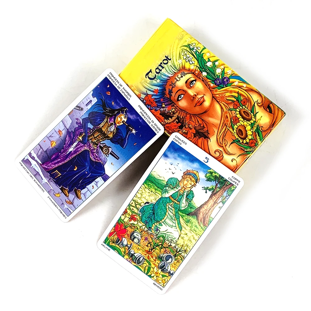 

Hot-selling Tarot Deck Family Gathering Game Card Leisure Party Table Game Fortune-telling Prophecy Divination Oracle Cards