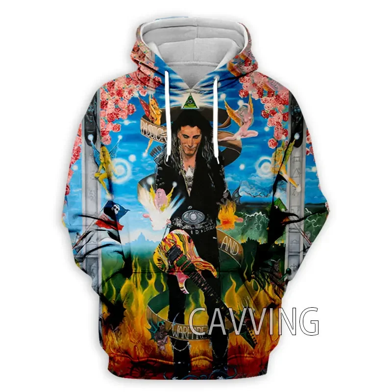 CAVVING 3D Printed  Steve Vai  Hoodies Hooded Sweatshirts Harajuku  Tops Fashion Clothing for Women/men   K01