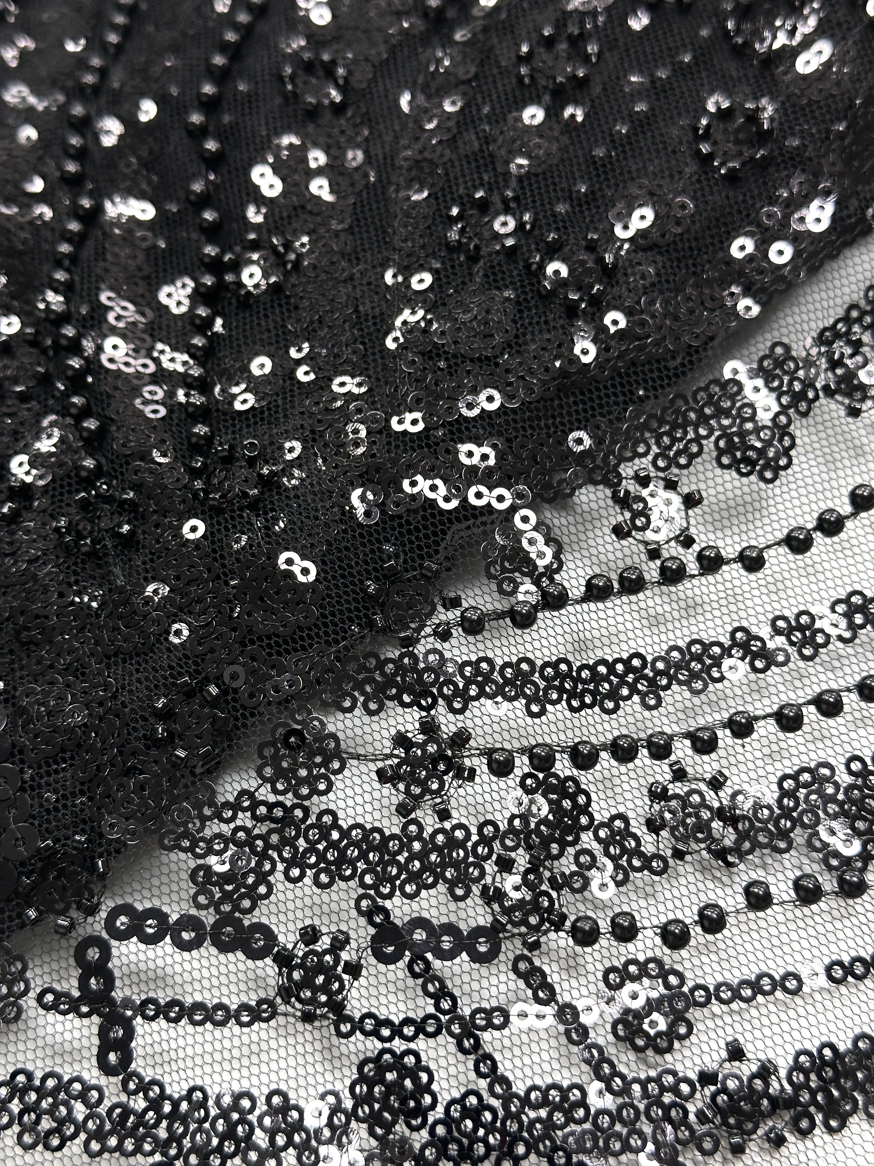 African Bridal Lace Fabric 2025 Sequins Beaded Embroidery Nigerian Groom High Quality French Tulle for Wedding