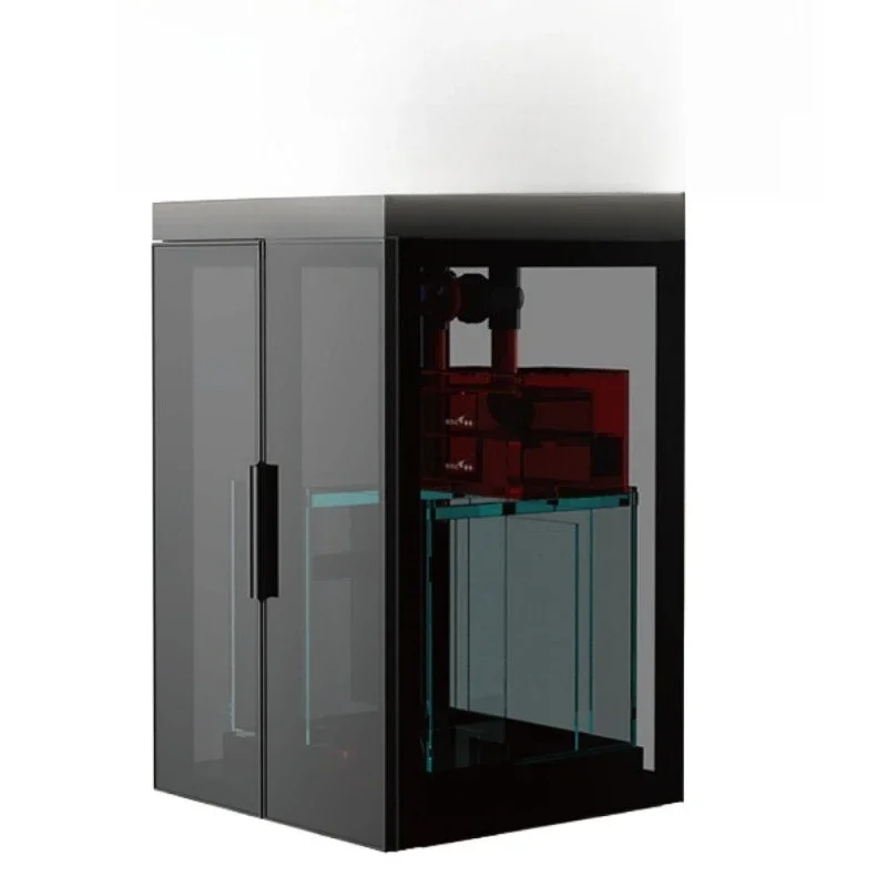 Glass bottom filter strong discharge water-free ecological air tank, aluminum alloy household