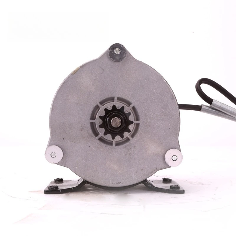 Brushed DC motor modified electric bicycle