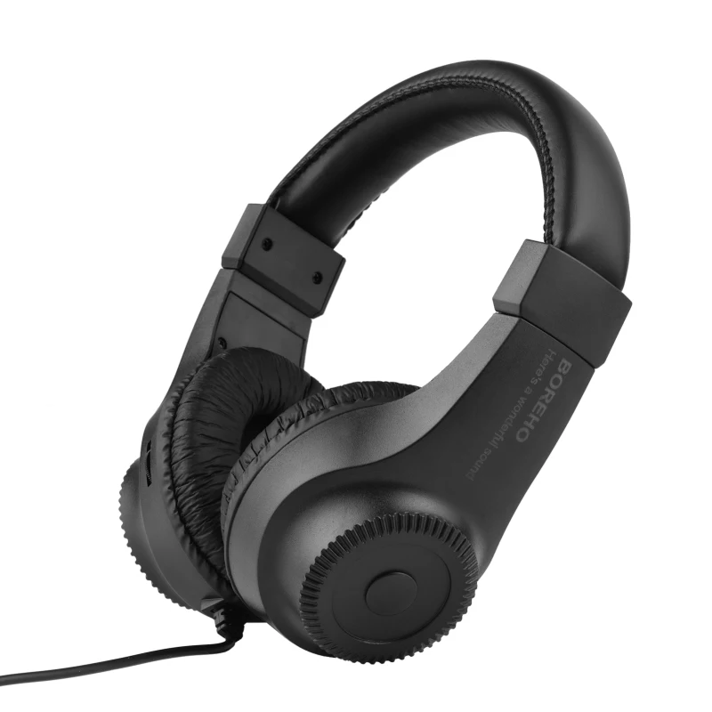 Wired Stereo Monitor Headphones Over-ear Headset with 50mm Driver 6.5mm Plug for Guitar Amplifier Electric Piano Audio Mixer