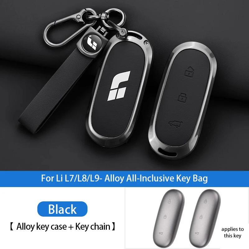Car Key Case For Li Lixiang L7 L8 L9 2022 2023 aluminum alloy Car Key Case Shell for lixiang