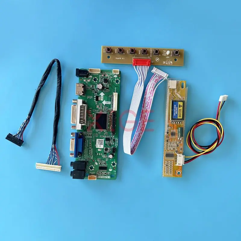 For CLAA150XH01 HT15X34-110 Controller Driver Board LCD Display Screen DVI VGA HDMI-Compatible 1CCFL LVDS-30Pin 1024*768 DIY Kit