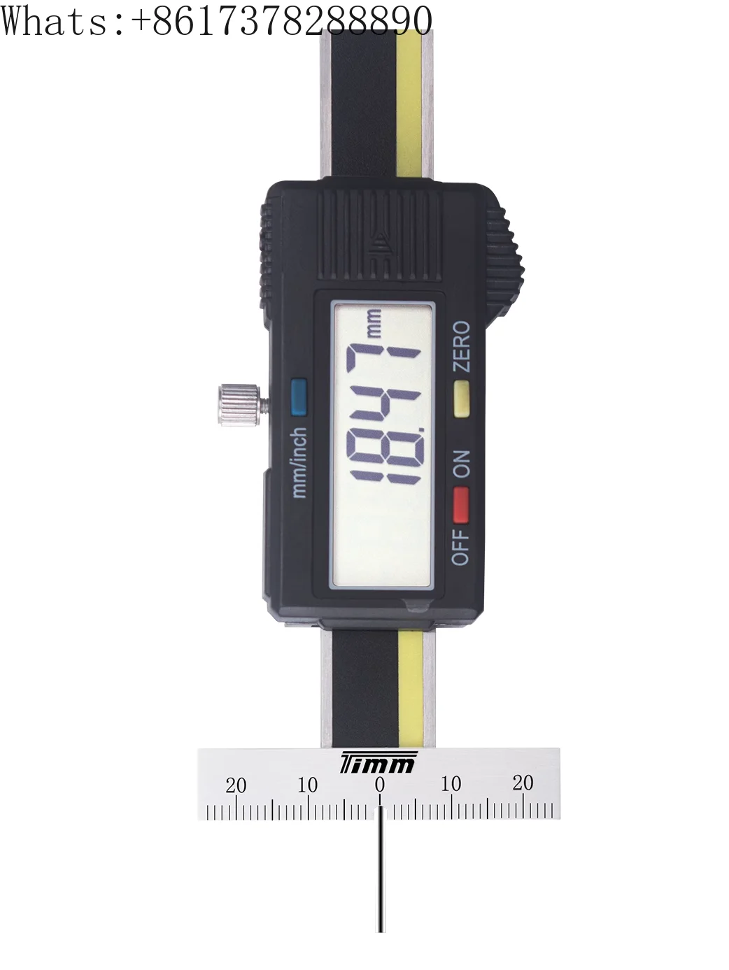 

Tianmu 0-10MM thin rod round hole deep hole digital display depth ruler pointed tire depth pattern ruler tread caliper