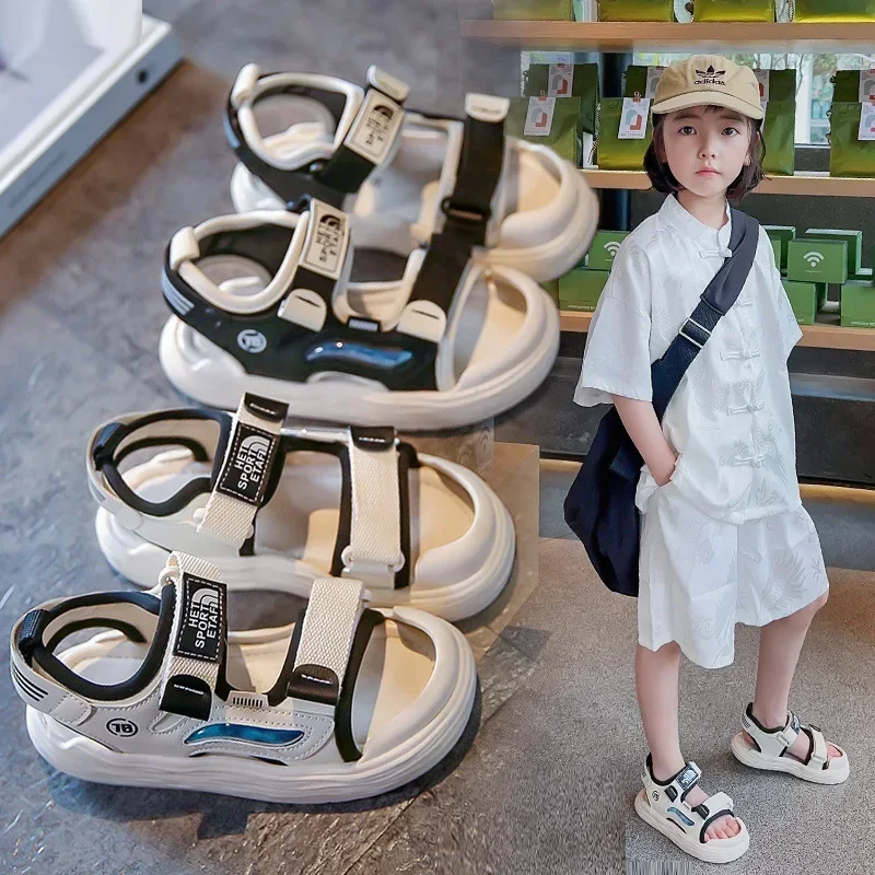 

Ultra-Light Soft-Soled Children's Sandals Hot Sale Of The Season Summer New Style Baby Boy Anti-Collision Clog Shoes Beach Shoes