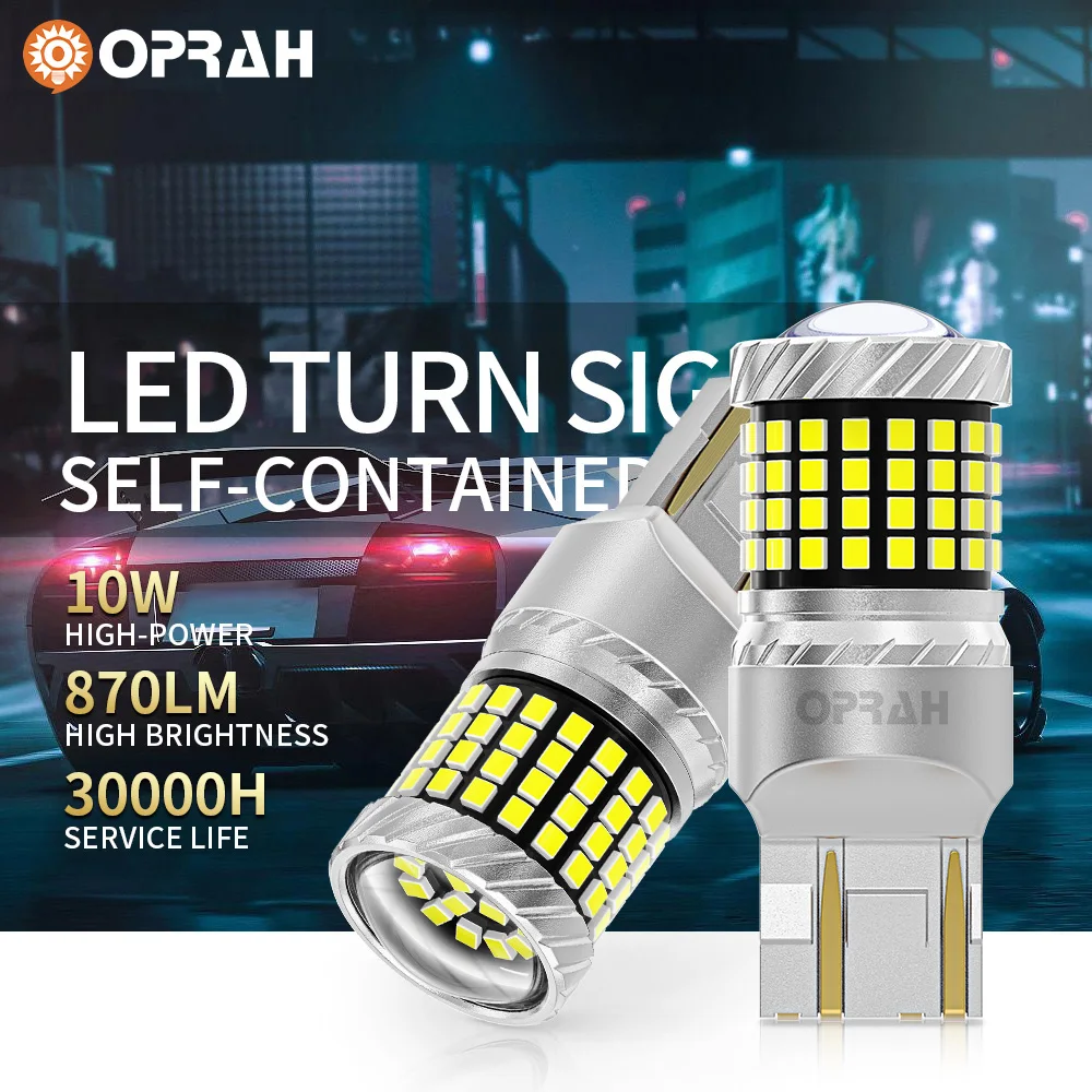 Oprah 2pc CANBUS 12V 24V Car Truck Led Light 1156 BA15S BAU15S 1157 BAY15D 7440 7443 3157 Turn Signal Lamp DRL Side Parking Bulb