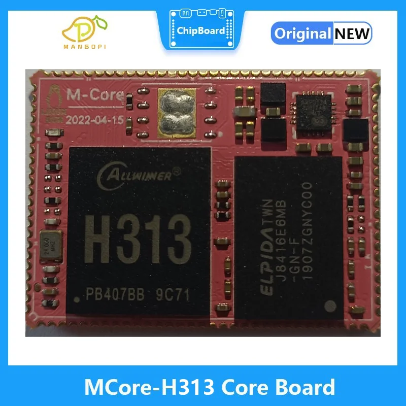 

MangoPi MCore-H616/ H313 Core Board Quad-Core A53 Super Large Storage 1GB 512MB