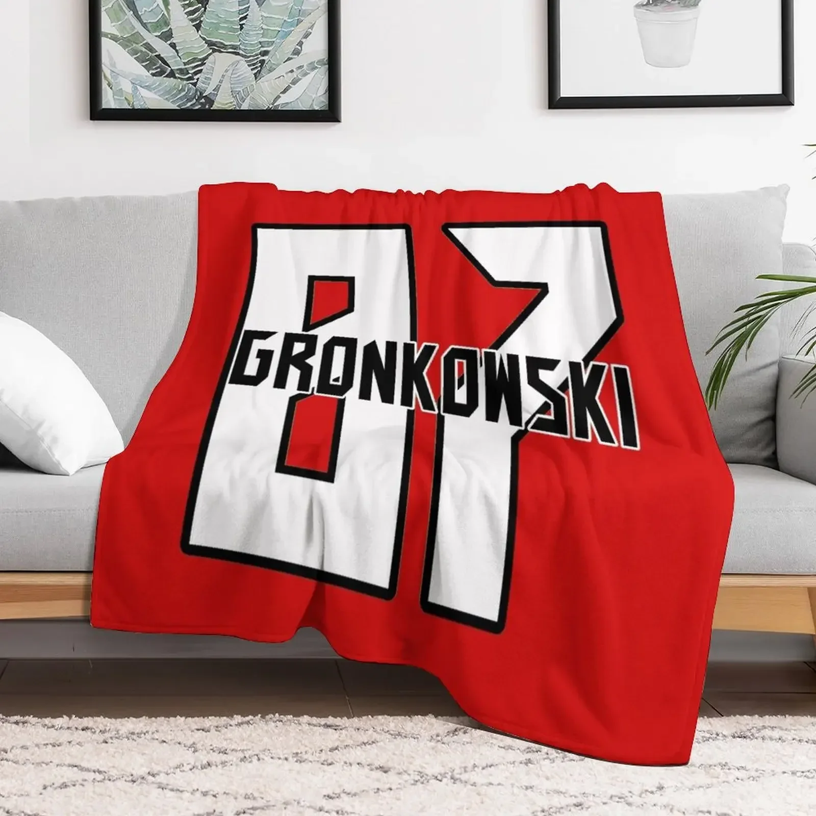 Rob Gronkowski Throw Blanket Loose Retros Tourist Polar Blankets