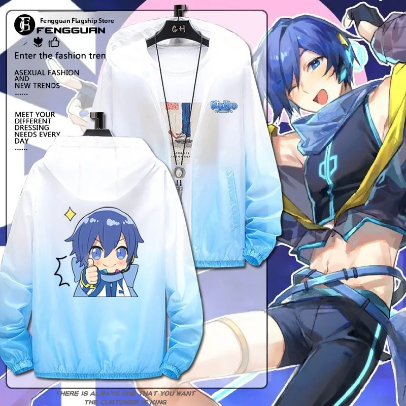 vocaloid-kaito-ブランド-メンズ-ルーズフィット-日焼け止めジャケット-ユースファッション-スタンダードエディション-速乾性-長袖-ジッパー開閉