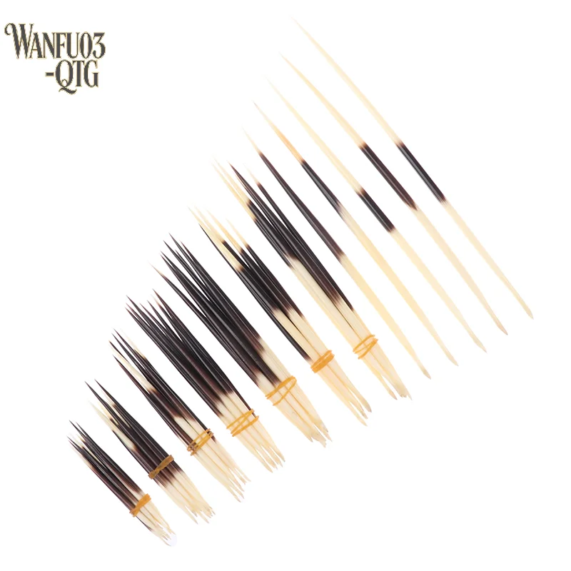 Hot Sale Porcupine Quills Hair Stick Indian Crafts Accessories Fishing Buoy DIY Natural Bone Jewelry Hairpin Accessories
