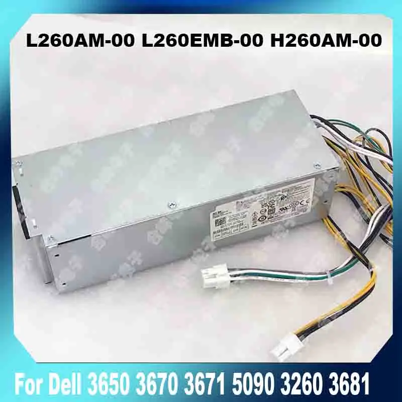 

Блок питания 260 Вт для DELL 3050 3060 3260 3267 3268 3470 3650 3670 3070 3671 3681 5060 5070 5090 7070 L260AM-00 L260EMB-00 H260AM-00