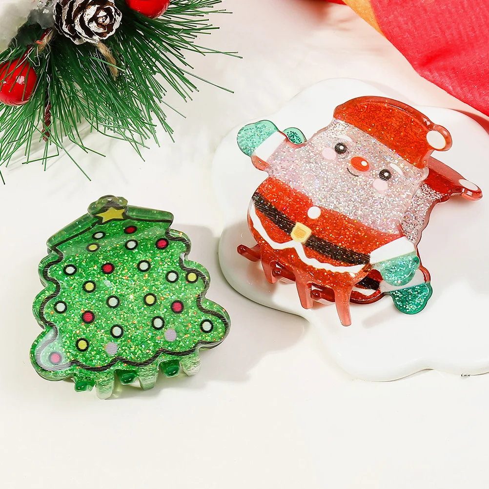 

5 шт., рождественские заколки для волос, маленькие милые легкие заколки для волос, прочные аксессуары для женщин и девочек, день рождения, свадьба, вечеринка