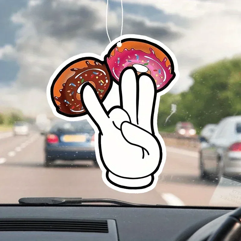 

1pc fun car aromatherapy car fragrance perfume car air freshener mirror car interior accessories pendant outlet perfume