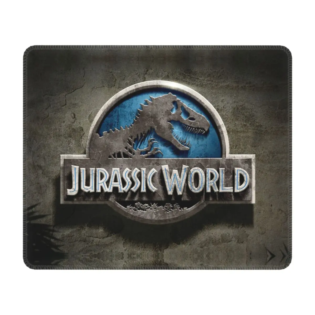 Jurassic Park PC Desk Mouse Pads Waterproof Mousepad with Stitched Edges Anti-Slip Rubber Dinosaur World Mouse Mat for Gaming