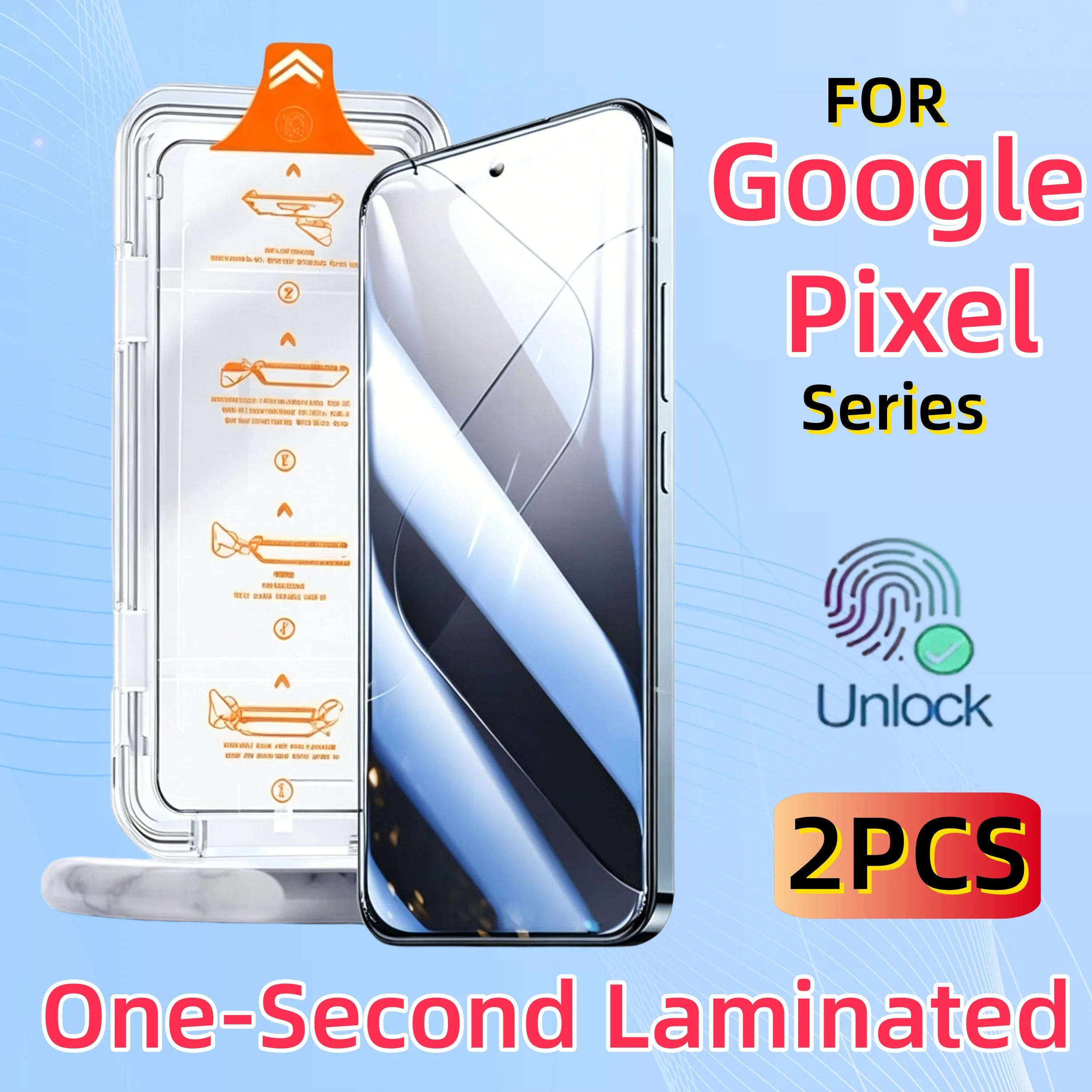 

2PCS For Google Pixel Screen Protector Tempered Glass Fingerprint Dust-Free for 11 11Pro 10a 10 pro XL 9 9XL 8 8a 9a 6a 7a 5G