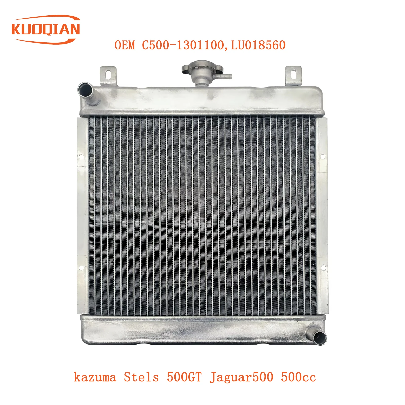 

Radiator for kazuma Stels 500GT Jaguar500 500cc atv utv engine parts number C500-1301100 LU018560