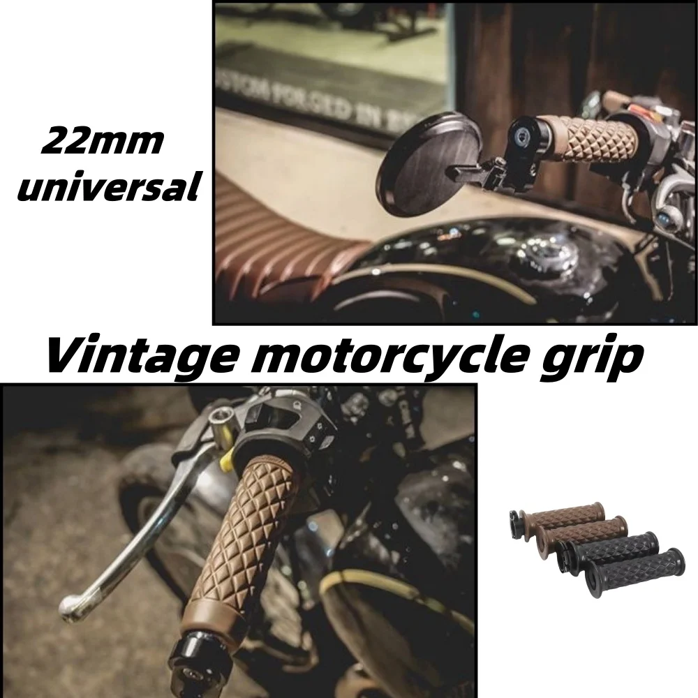 

Poig 20:00 Universelles en Caoutchouc Vintage pour Moto, Nouveau, 7/8, 22мм
