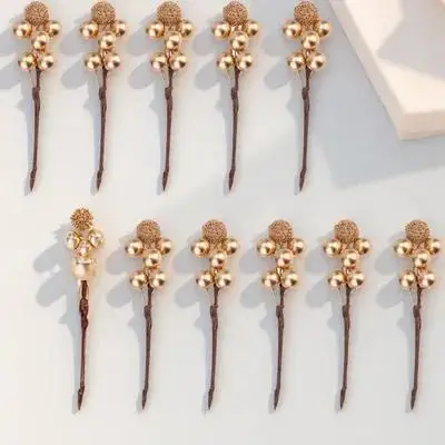 

20pcs Berry Foam Simulation Xmas Simulated Berries Branches for DIY Wreaths Making Xmas Decor