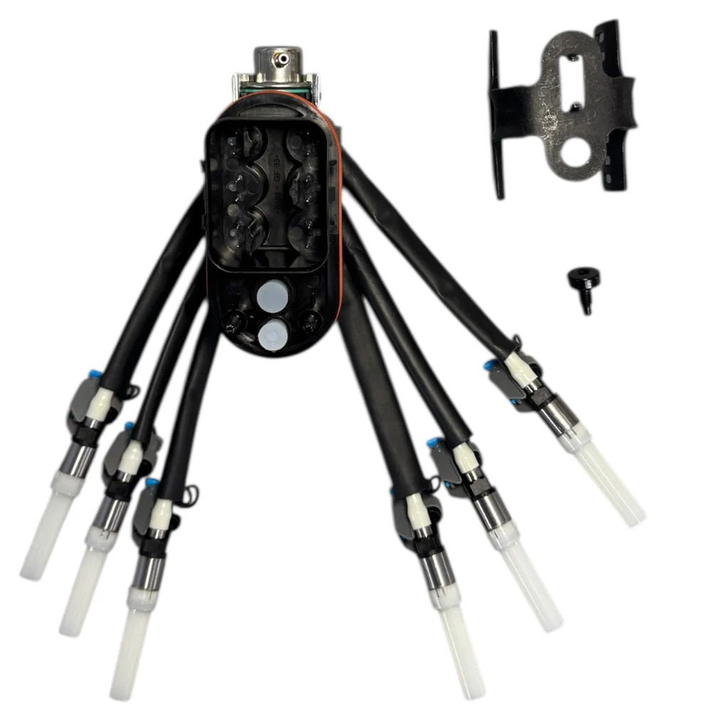

12568332 19210688 Spider Fuel Injector 6 Cylinder w/ Retaining Bracket SCPI to MPFIFJ10565 For Chevrolet Chevy GMC GM V6 4.3L
