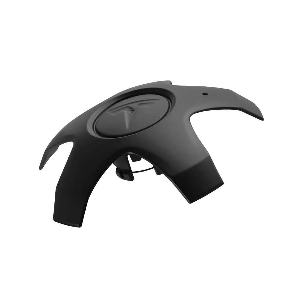 ل تسلا نموذج X 2016-2021 20 بوصة غطاء محور العجلة غطاء المركز 1420238-00-A شعار السيارة الإطارات Huncap يغطي اكسسوارات السيارات التصميم #5