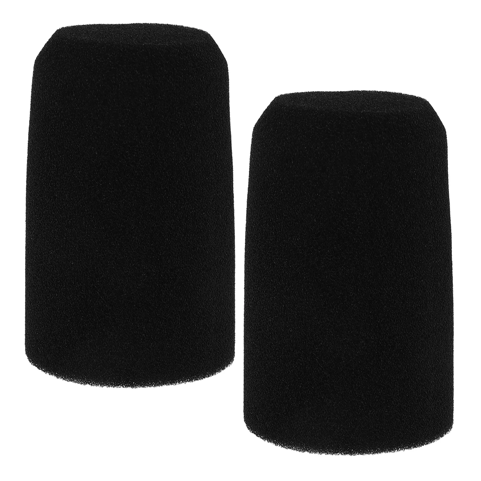 

2pcs Microphone Windscreen Sponge Cover Wind Noise Reduction For Live Streaming Karaoke Conference Stage Use Mic Windshield