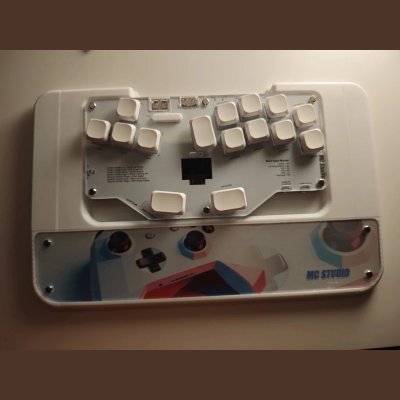 MCstudio Fighting Keyboard Custom Mixbox Switch RGB Hot Swap Ergonomics Joystick PS Gamers Play Gaming Keyboard Accessories Gift