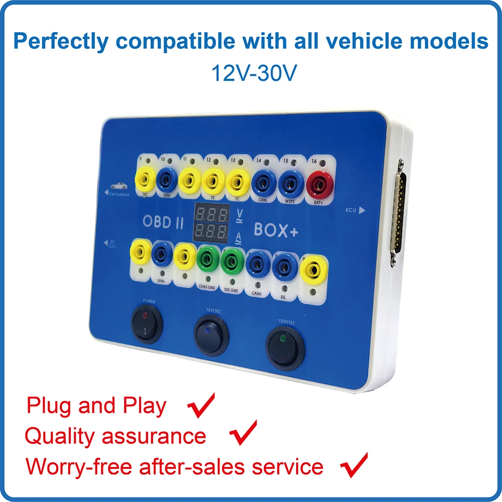 Obd2 Interface Car Monitor with Pin OBD2 BOX＋New Auto Car Break Out Box+ OBDII  Breakout Box Car Protocol Detector Car view 5