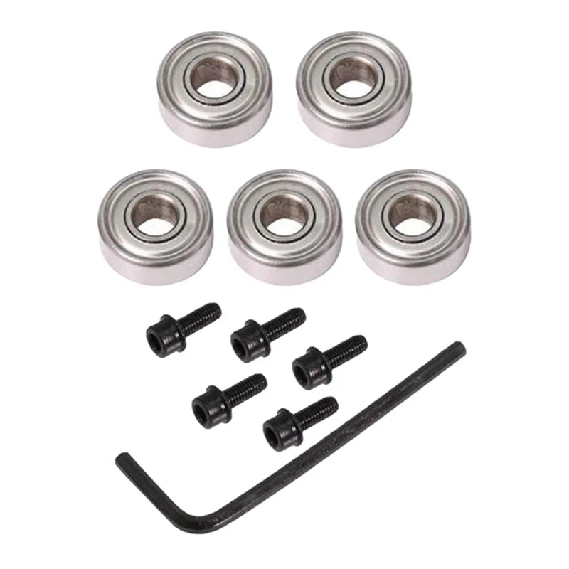 20X Set mata Router bantalan atas, Set bantalan bola, Kit aksesori bantalan bola bagian dalam 4.76Mm luar 12.7Mm