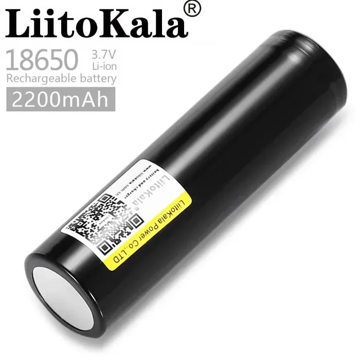 Liitokala-batería de litio recargable para linterna, pila de alta capacidad de 18650 mAh, 3500 V, con luz puntiaguda, lii-22A, 3,7