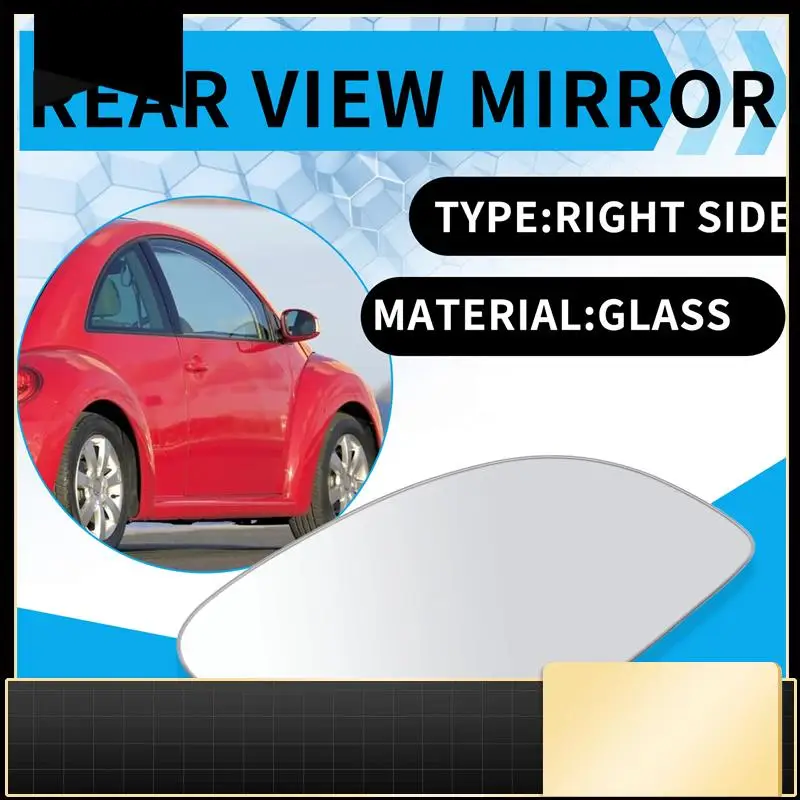 

Heated Rearview Mirror Glass Car Accessories For VW Beetle / Cabriolet 1999-2010