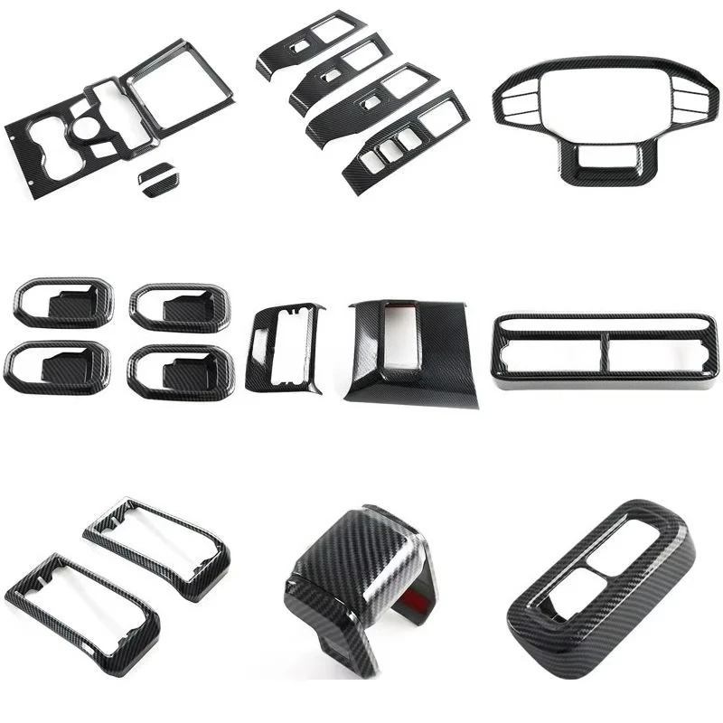 Car Carbon Fiber Center Control Interior Accessories for Jetour Freedom T1 Shanhai 2024 2025 2026 2027 Gear Panel Para Auto