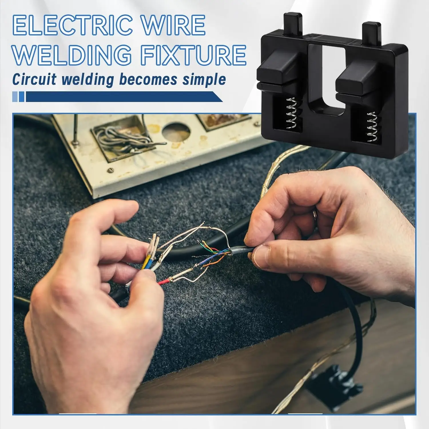 1/3/6PCS Wire Welding Fixture, Wire Holder for Soldering, Portable Solder Stand, Holding Power Welding Accessories