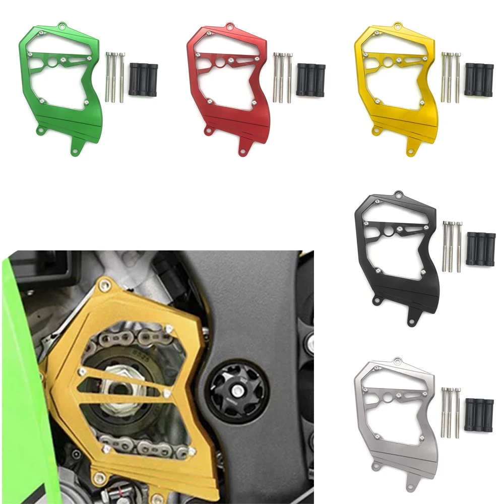 Motorcycle Front Sprocket Chain Guard Cover Gear Protection Cover For Kawasaki ZX-6R 636 ZX6R ZX636 2009-2019 2020 2021 2022