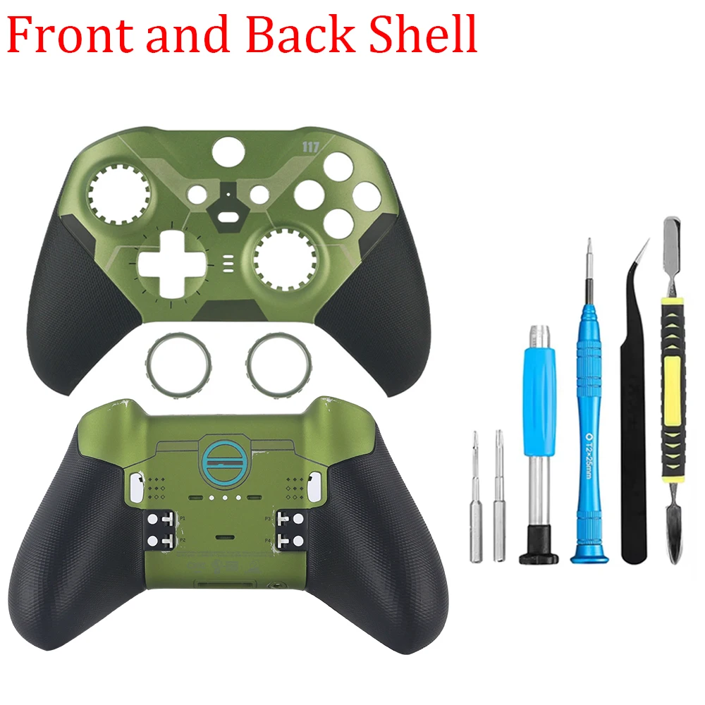 Accessoires voor Xbox One Elite Series 2-controller Voorste achterkant Shell Vervanging Oplader Dock Draagtas Type-C-kabel