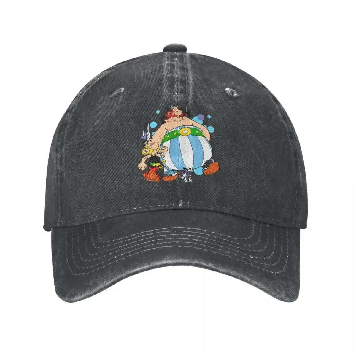 Hip Hop Wash Obelix And Dogmatix Asterix Cartoon Baseball Caps For Men Women Hats Snapback Anime Casquette