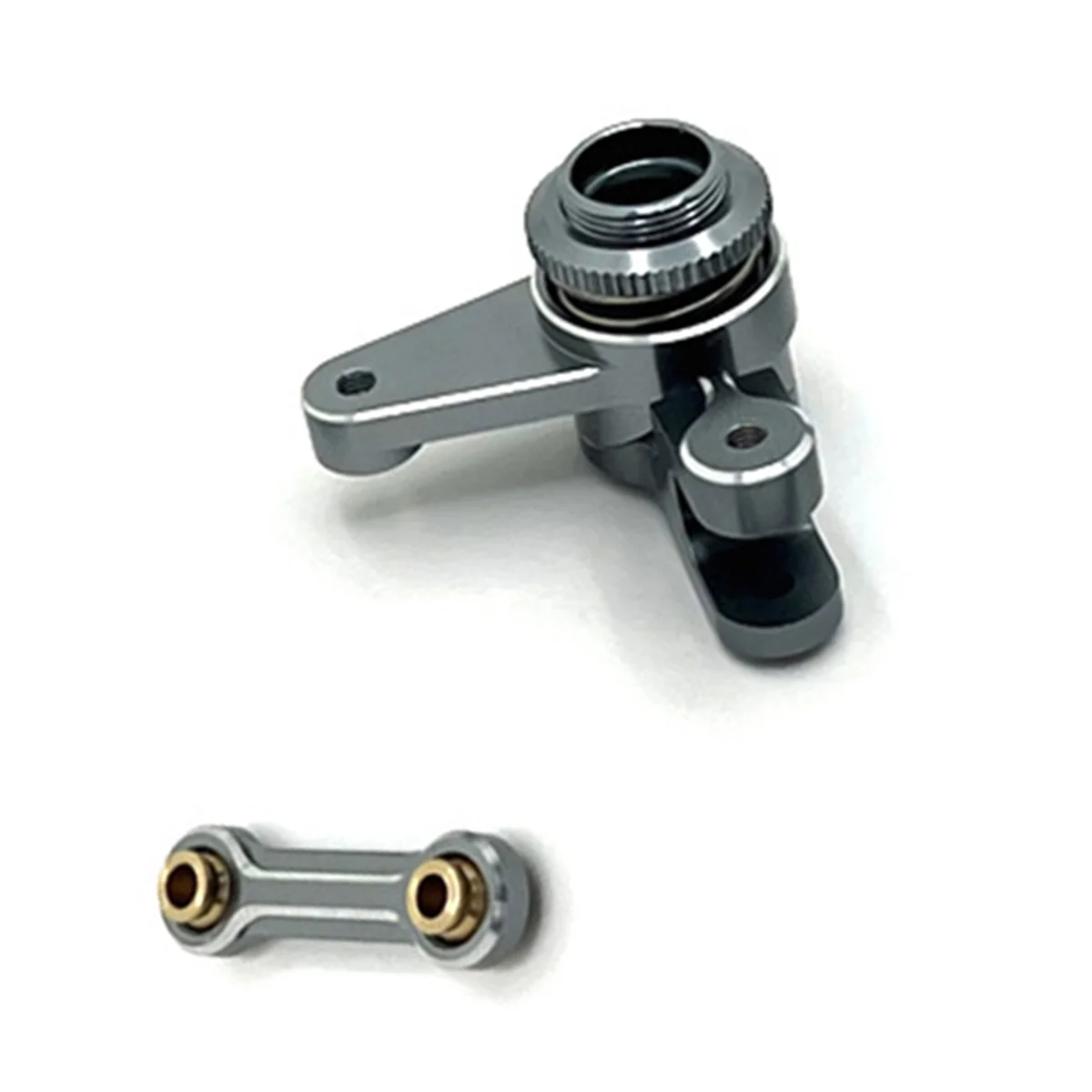 

Y34A RC Car Upgrade Steering Component Servo Rod Set for 1/10 10208 RC Car Upgrade Parts Gray