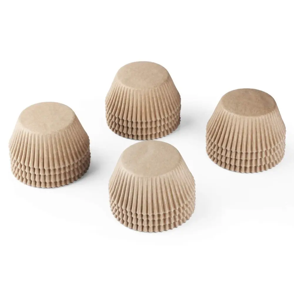 

100 PCS Colorful Non-stick Cupcake Liners Food-grade No Smell Muffin Liners Greaseproof Parchment Paper Cake Paper Tray Party