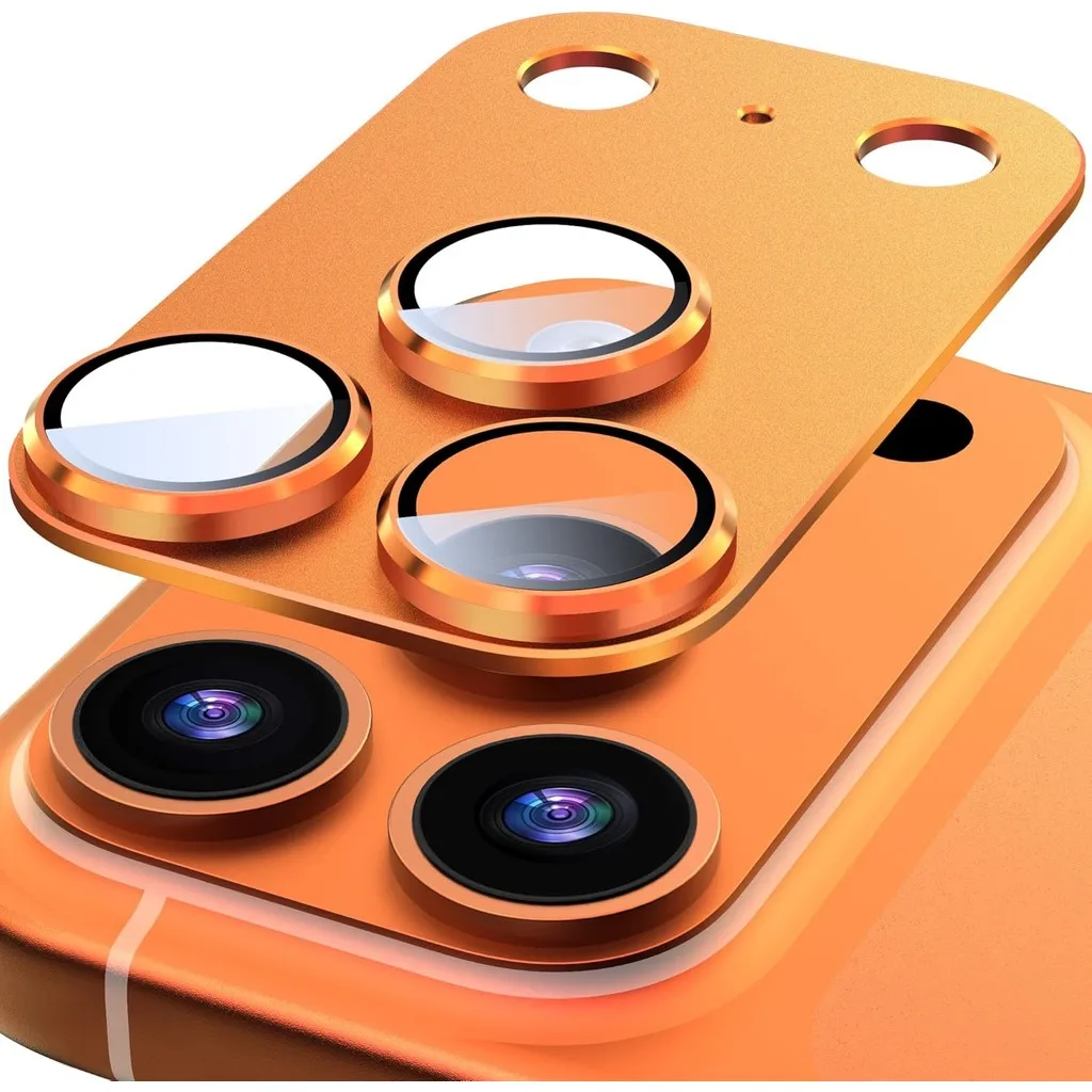 for iPhone 17 Pro Max Camera Lens Protector 17 Pro Air Metal Aluminum Alloy Tempered Glass Cover Case Friendly