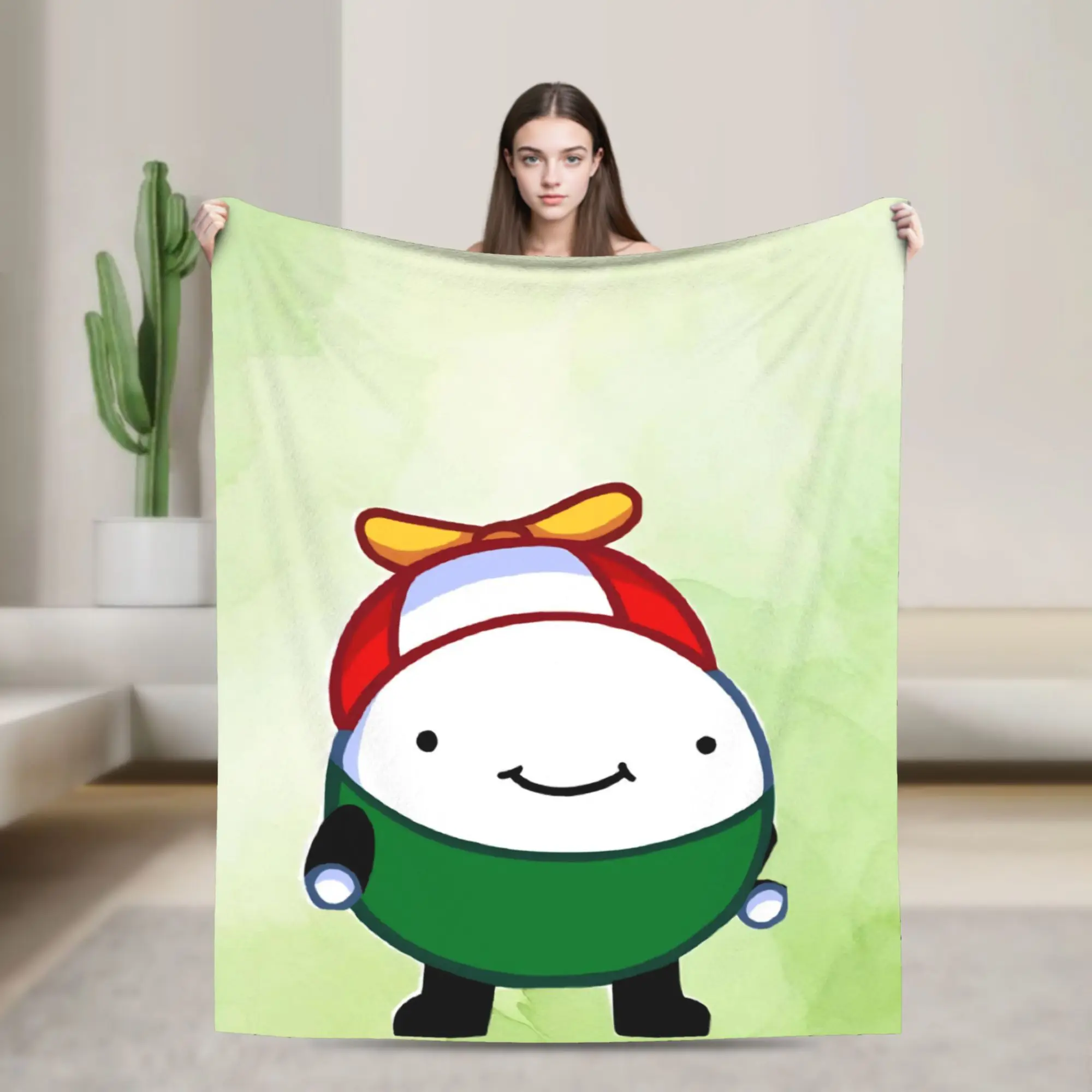 Omenaso Cartoon Meme Throw Blanket for Couch  Soft Cozy Plush Blanket 50x60 Inches Multi-size Bedspreads for All Seasons