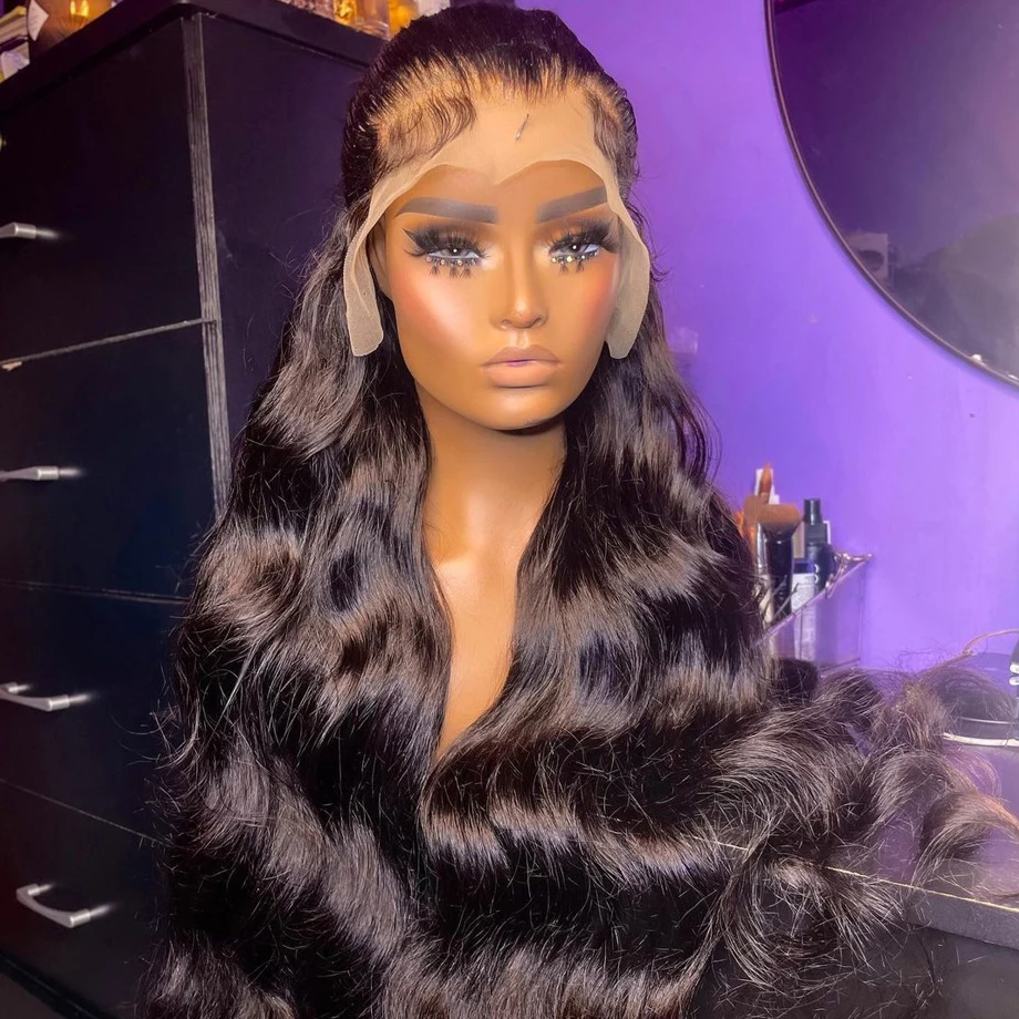 

13x6 Body Wave HD Lace Frontal Wigs For Black Women Choicce Brazilian Glueless Wigs On Sale 30 Inch Lace Frontal Human Hair Wig